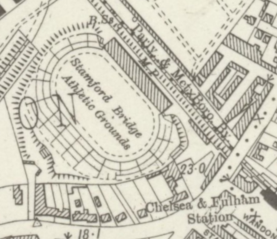 London - Stamford Bridge : Map credit National Library of Scotland